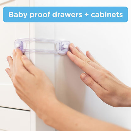 Perma Child Safety Adhesive Flexi Locks - 4 Pack