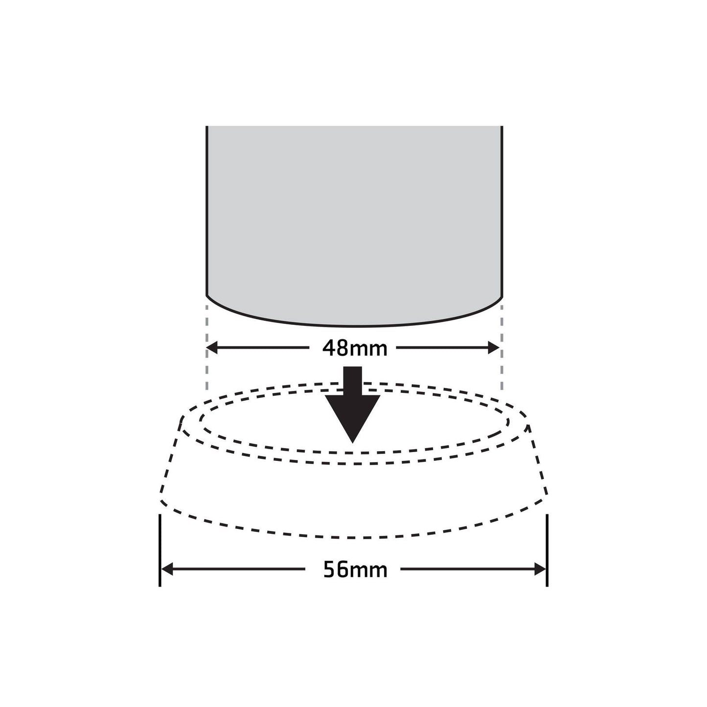 Surface Gard Castor Cups - 48mm - 4 Pack
