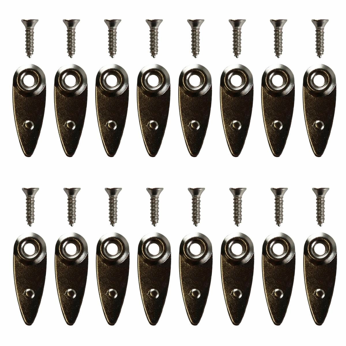 Everhang Picture Frame Stay - 21mm x 7mm - Nickel Plated - 16 Pack