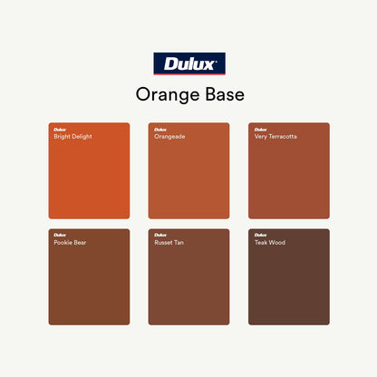 Dulux Weathershield Exterior Paint - 1L - Orange Low Sheen
