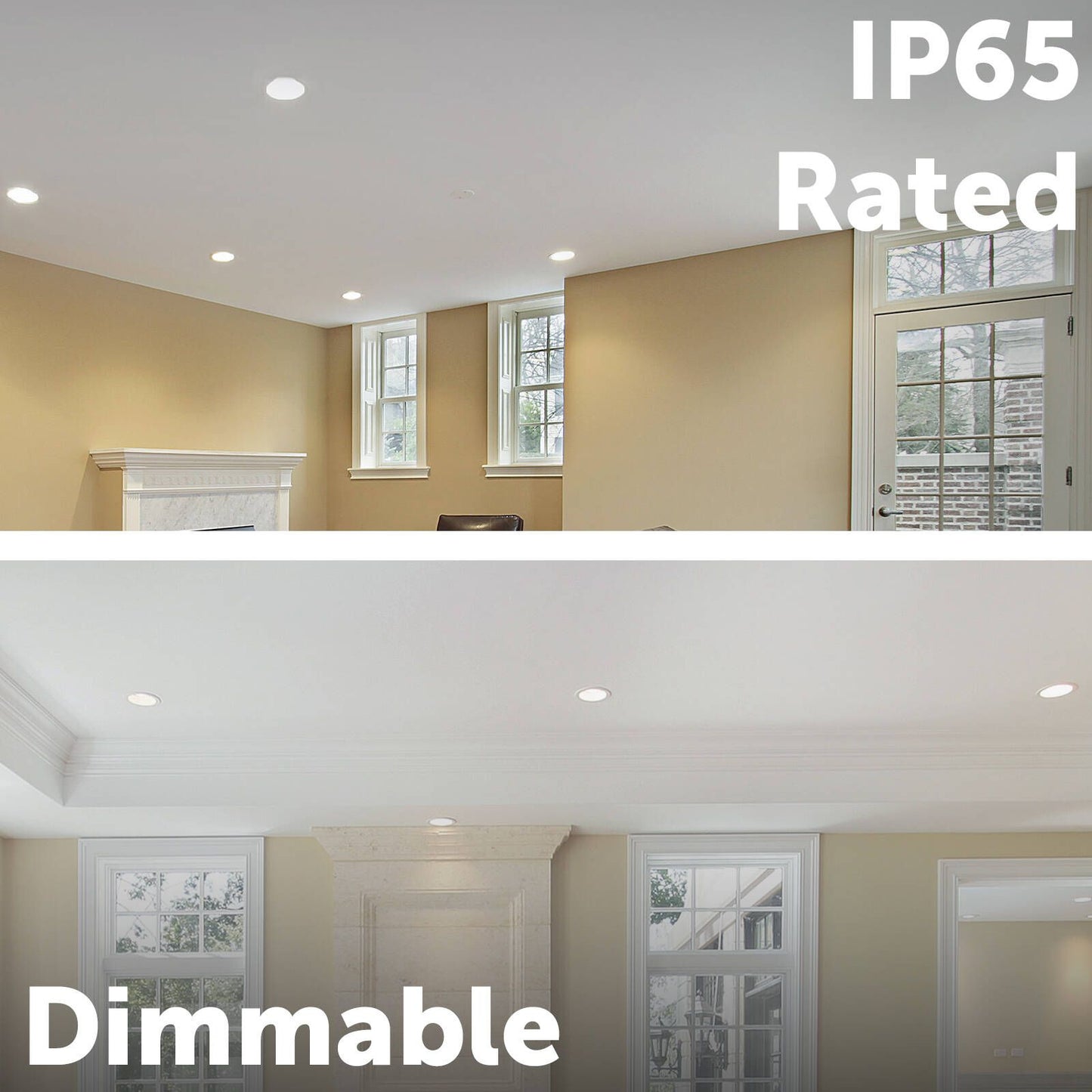 Arlec Dimmable LED Downlight - 9W - 92mm - Tri-Colour - IP65