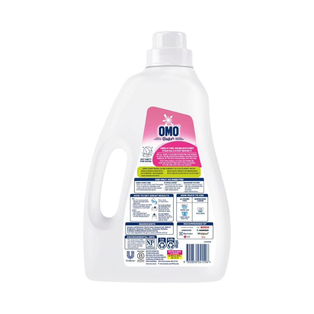 OMO Touch Of Comfort Laundry Liquid Detergent 40 Washes - 2L