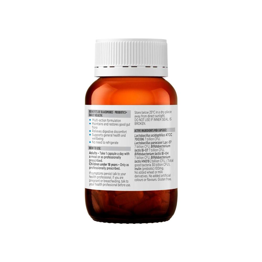 Blackmores Probiotics+ Daily Health Capsules - 30 pack