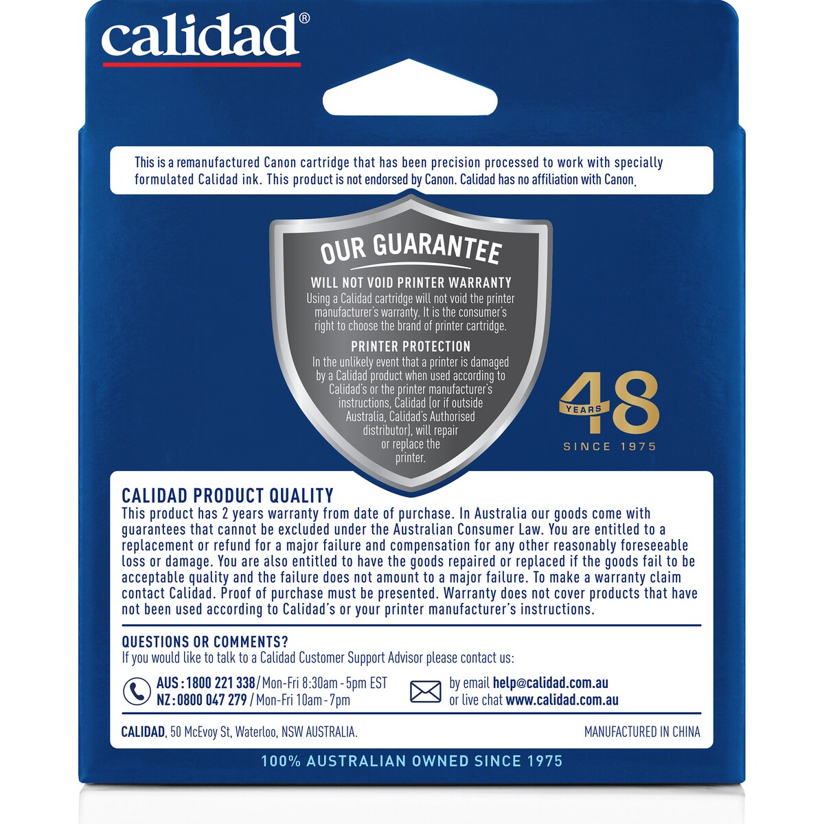 Calidad Canon 640 Printer Ink Cartridges 2 Pack