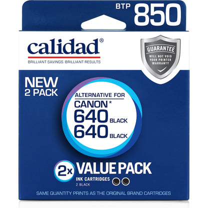 Calidad Canon 640 Printer Ink Cartridges 2 Pack