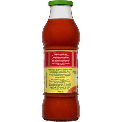 Mutti Passata Tomato Puree With Basil 700g
