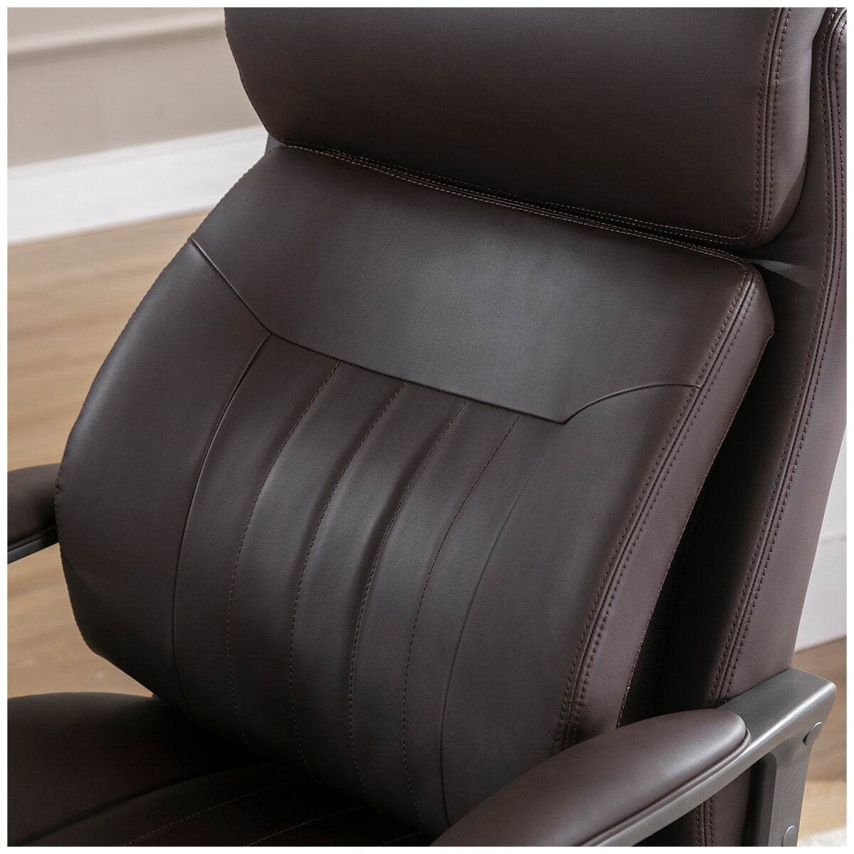 True Wellness Executive Office Chair Magic Back Technology Brown 51904-BRN 158kg