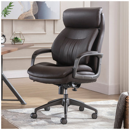 True Wellness Executive Office Chair Magic Back Technology Brown 51904-BRN 158kg