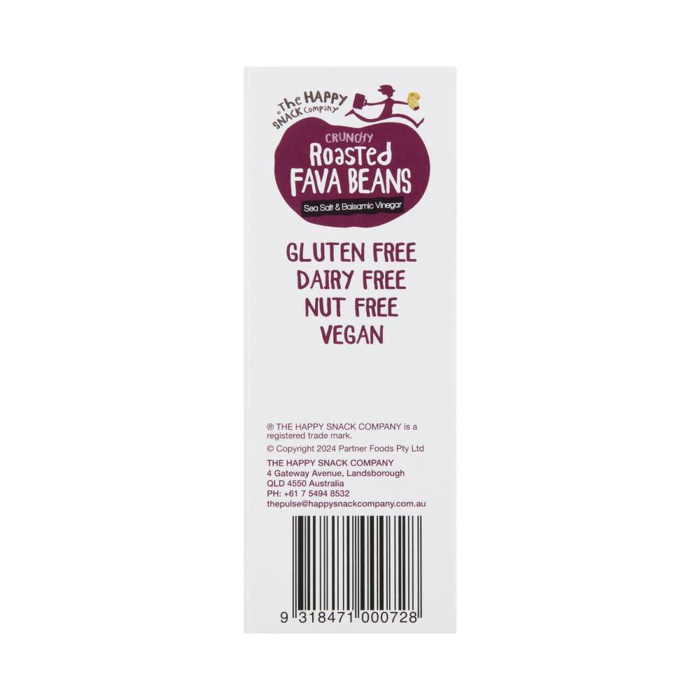Happy Snack Company Fava Beans Sea Salt & Vinegar 6x25g - 150g