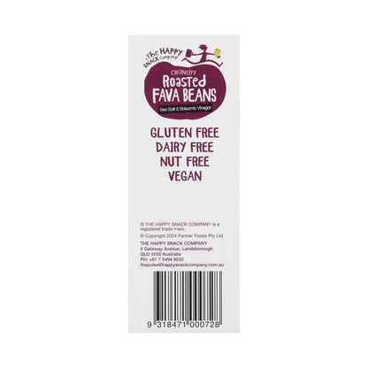 Happy Snack Company Fava Beans Sea Salt & Vinegar 6x25g - 150g