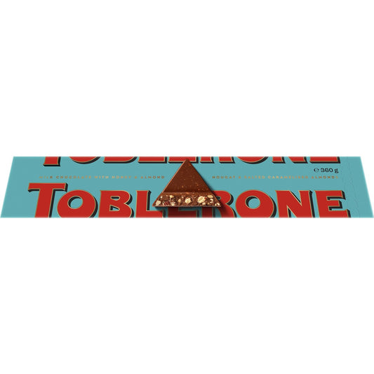 Toblerone Crunchy Almond Milk Chocolate Bar 360g
