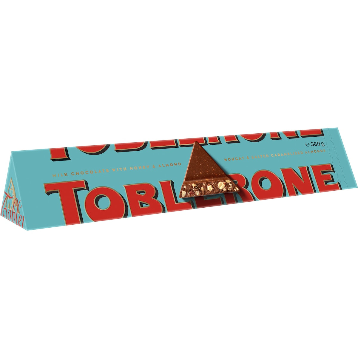 Toblerone Crunchy Almond Milk Chocolate Bar 360g