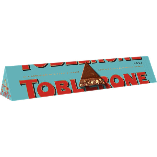 Toblerone Crunchy Almond Milk Chocolate Bar 360g