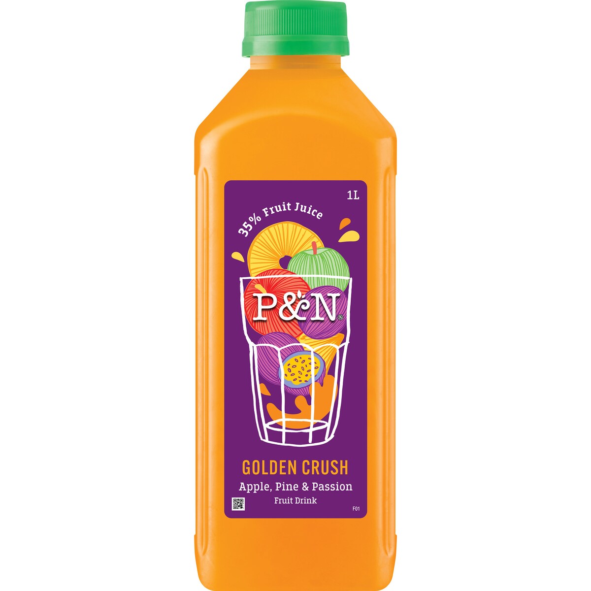 P&n Fruit Drink Golden Crush 1l