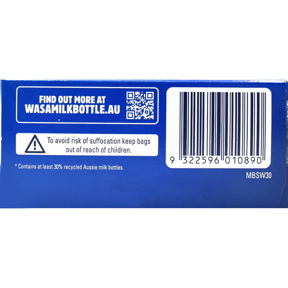 I Was A Milk Bottle Sandwich Resealable Slider Bags 30 Pack
