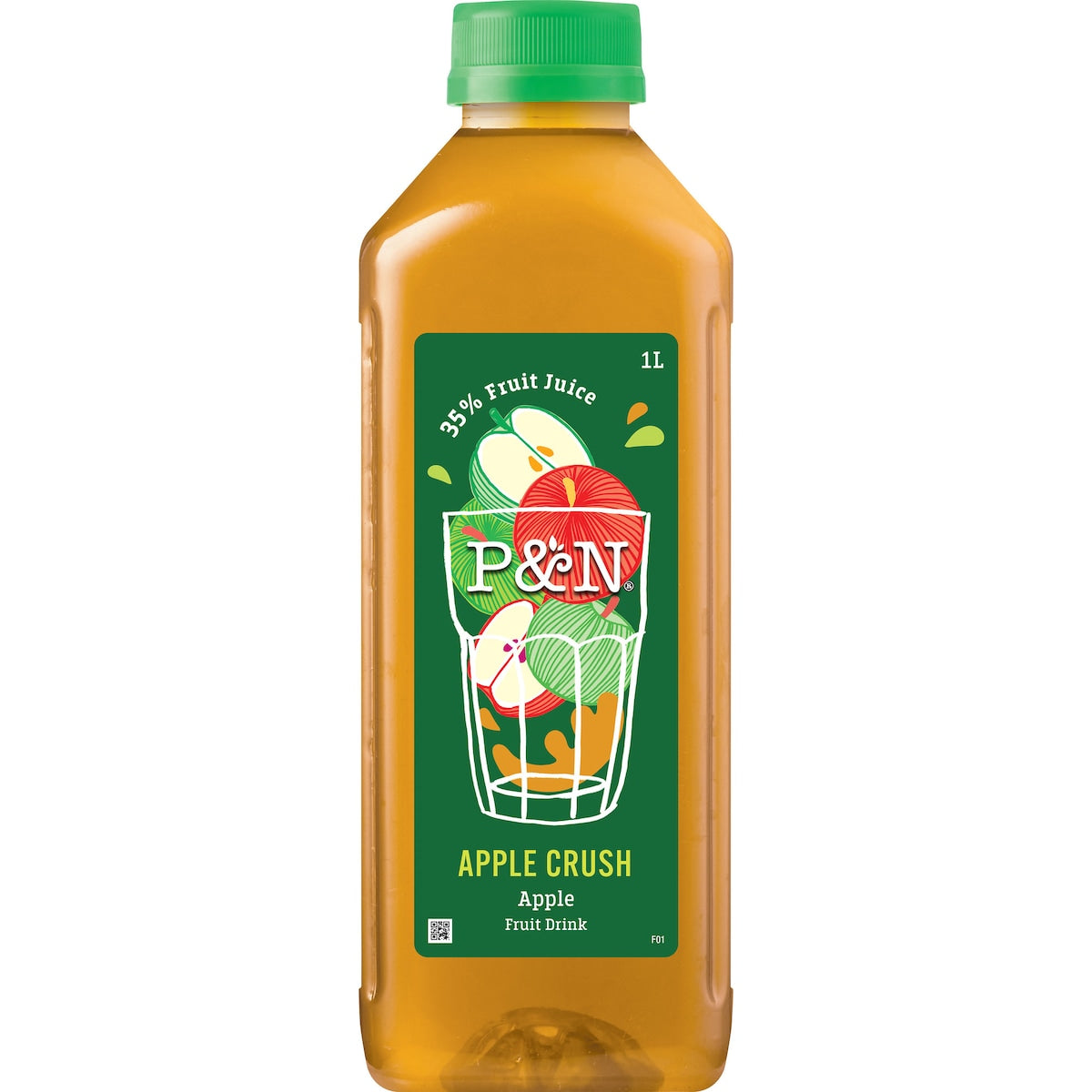 P&n Fruit Drink Apple Crush 1l