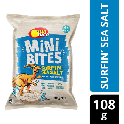 Sunrice Mini Bites Surfin Sea Salt 6 Pack