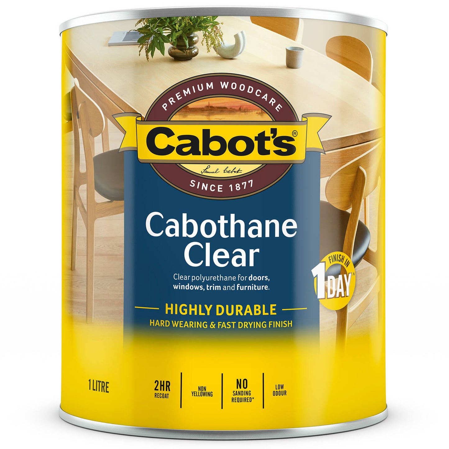 Cabot Cabothane Clear Polyurethane - 1L