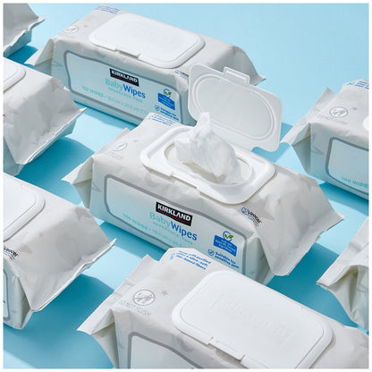 Kirkland Signature Fragrance Free Baby Wipes Gentle White 9 x 100 Pack