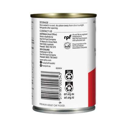 Fussy Cat Grain Free Adult Wet Cat food Beef & Kangaroo With Sweet Potato - 400g