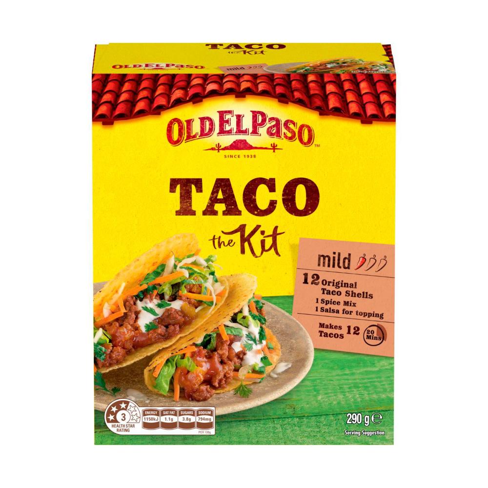 Old El Paso Kit Taco Mexican Style - 290g
