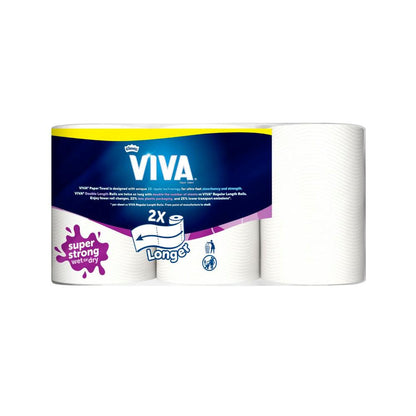 Viva Paper Towel Double Length White - 3 pack