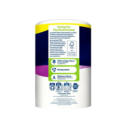 Viva Paper Towel Double Length White - 3 pack