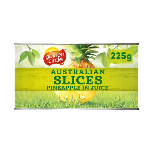 Golden Cire Australian Pineapple Slices In Juice - 225g