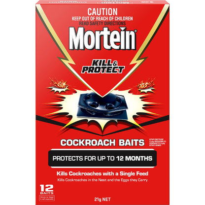 Mortein Kill & Protect Cockroach Baits 12 Pack