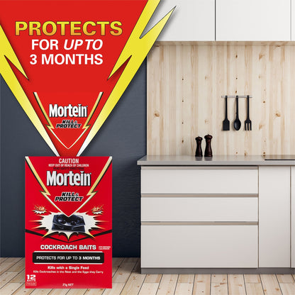 Mortein Kill & Protect Cockroach Baits 12 Pack