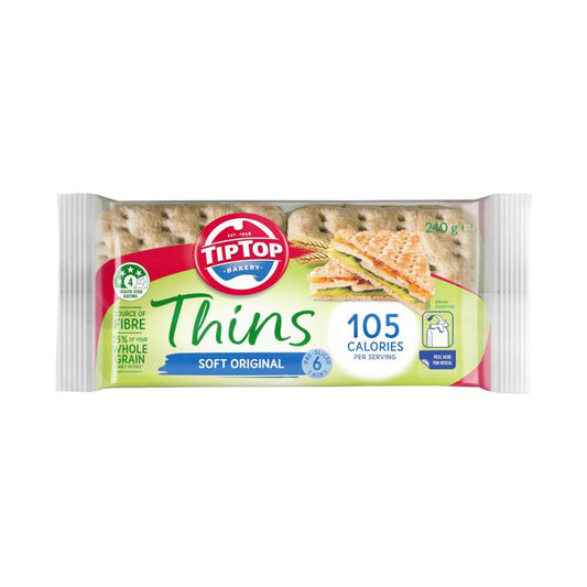 Tip Top Thins Original 6 Pack - 240g
