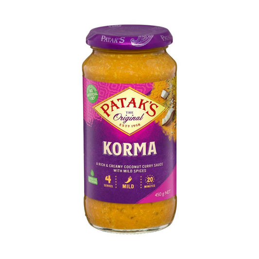 Patak's Korma Simmer Sauce Mild - 450g