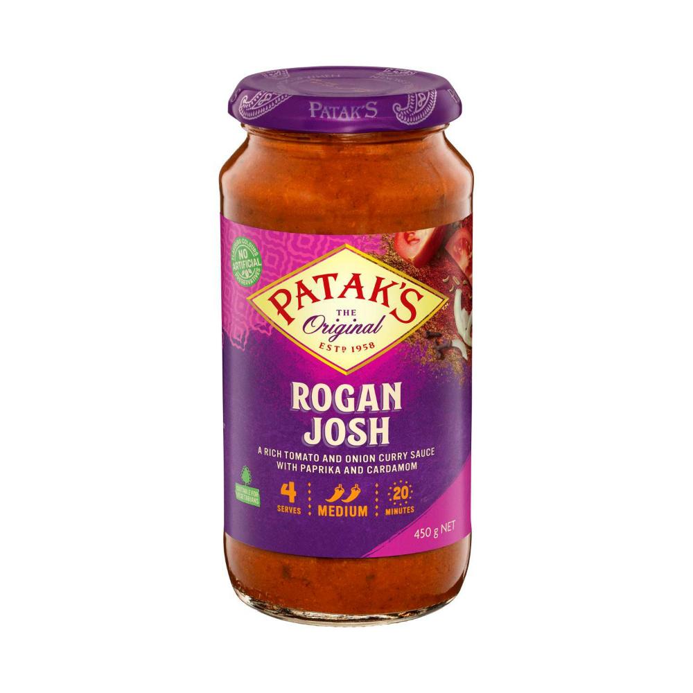 Patak's Rogan Josh Simmer Sauce Medium - 450g