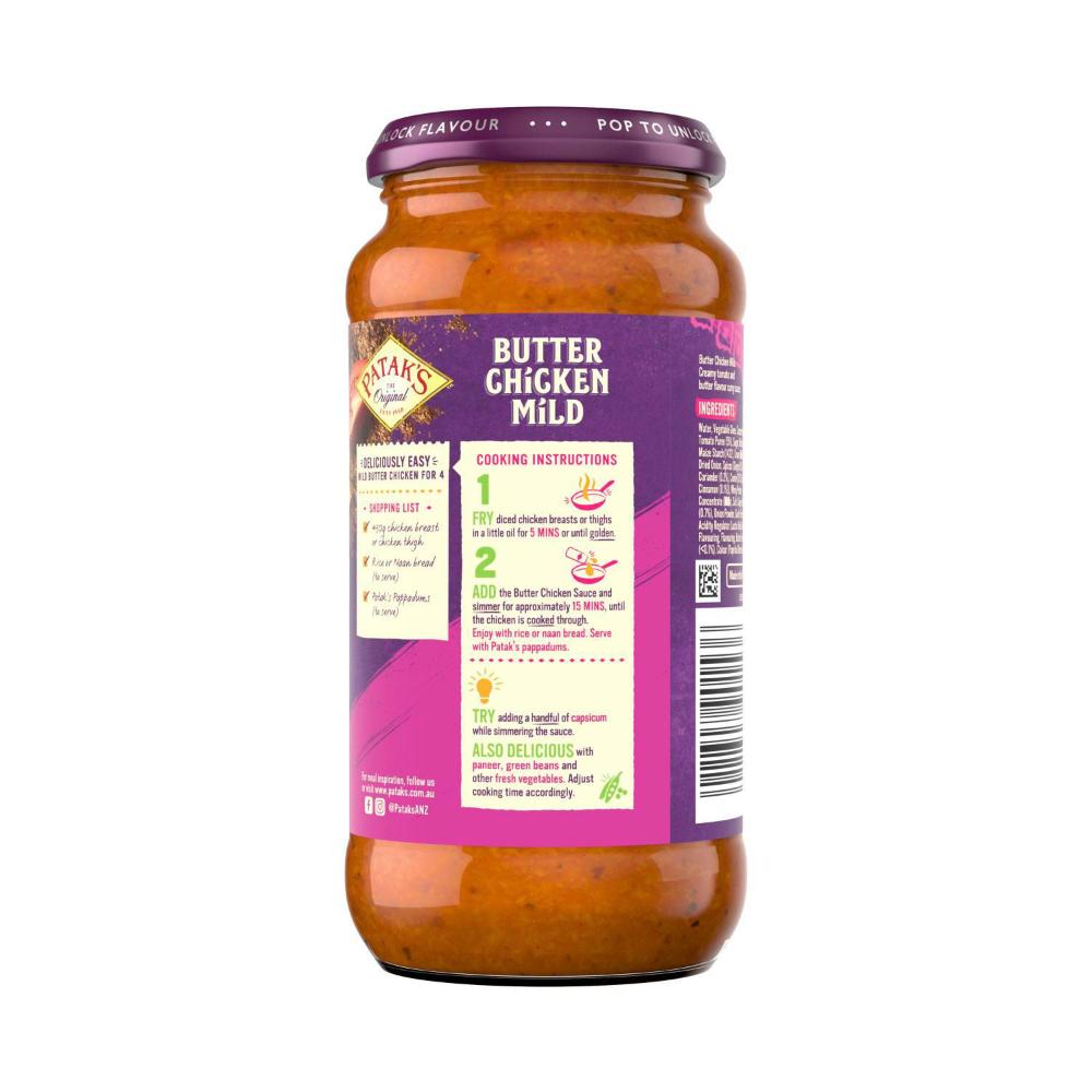 Patak's Butter Chicken Simmer Sauce Mild - 450g