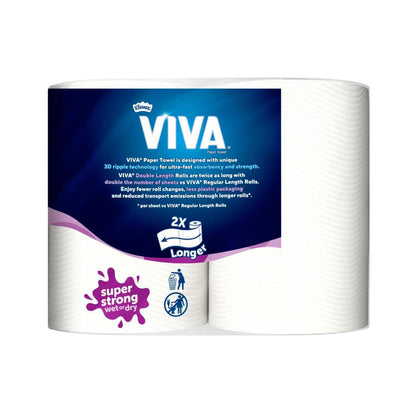 Viva Double Length Paper Towel - 2 pack