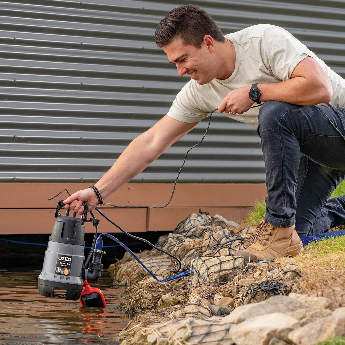 Ozito Submersible Dirty Water Pump - OSP 780 - 8m