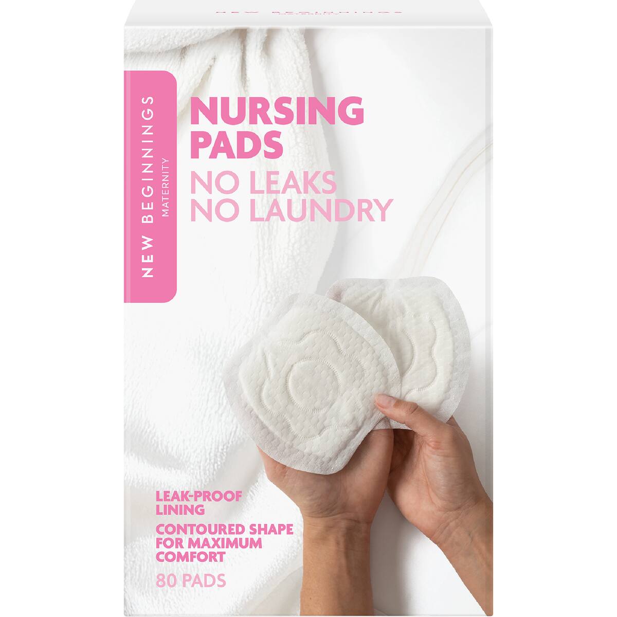 New Beginnings Bamboo Nursing Pads 80 Pack