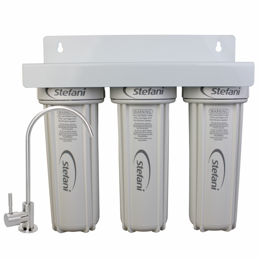Stefani Leaf Free Triple Stage Undersink Water Filtration System