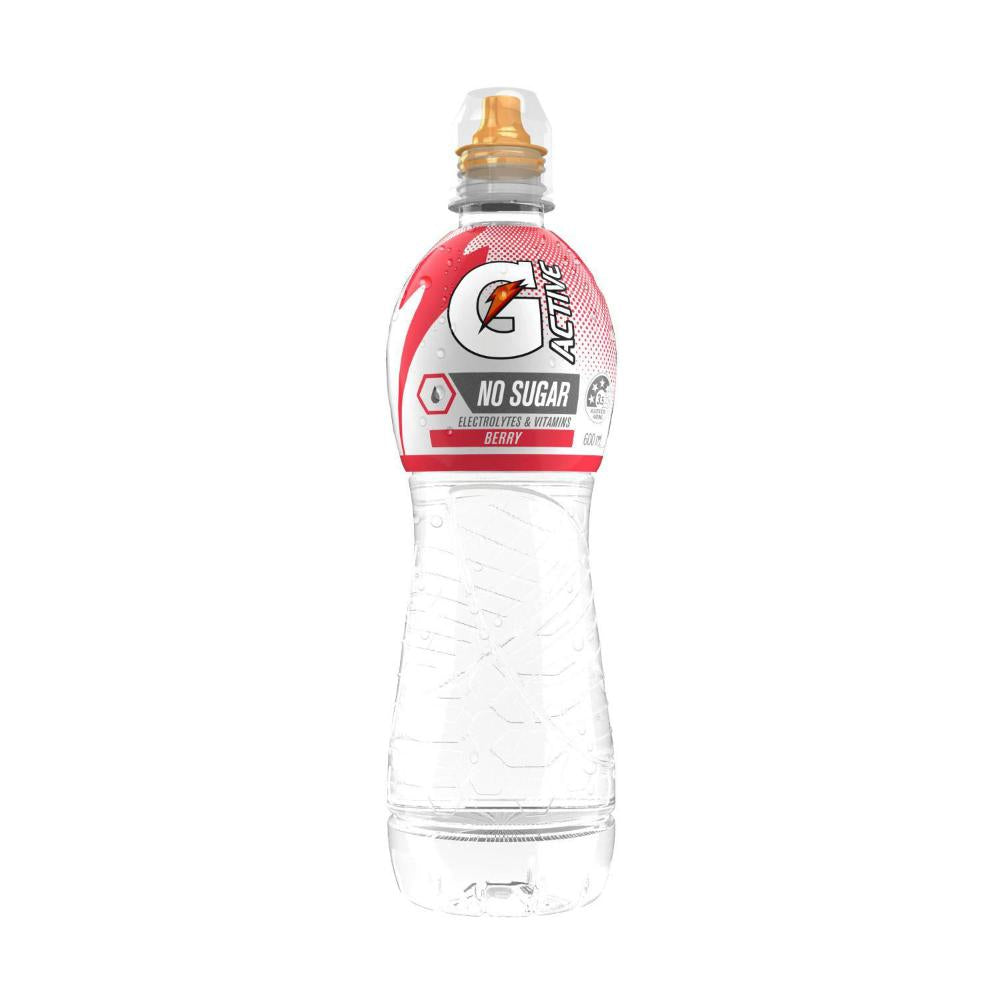 Gatorade G Active Sports Drinks Berry Water Electrolytes & Vitamins - 600mL