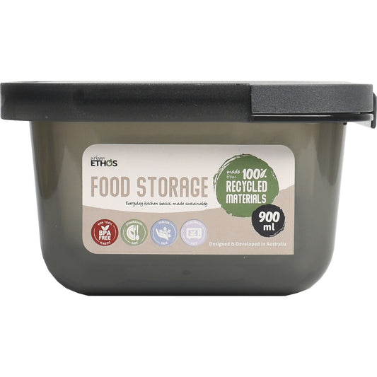 Urban Ethos Food Storage Square Container 900ml Each