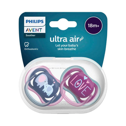Philips Avent Soother Bpa Free 18 Months - 2 Pack