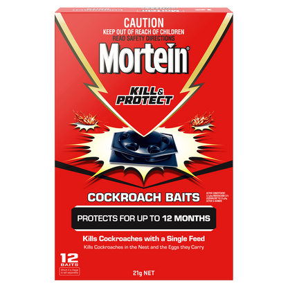 Mortein Kill and Protect Cockroach Baits - 12 Pack