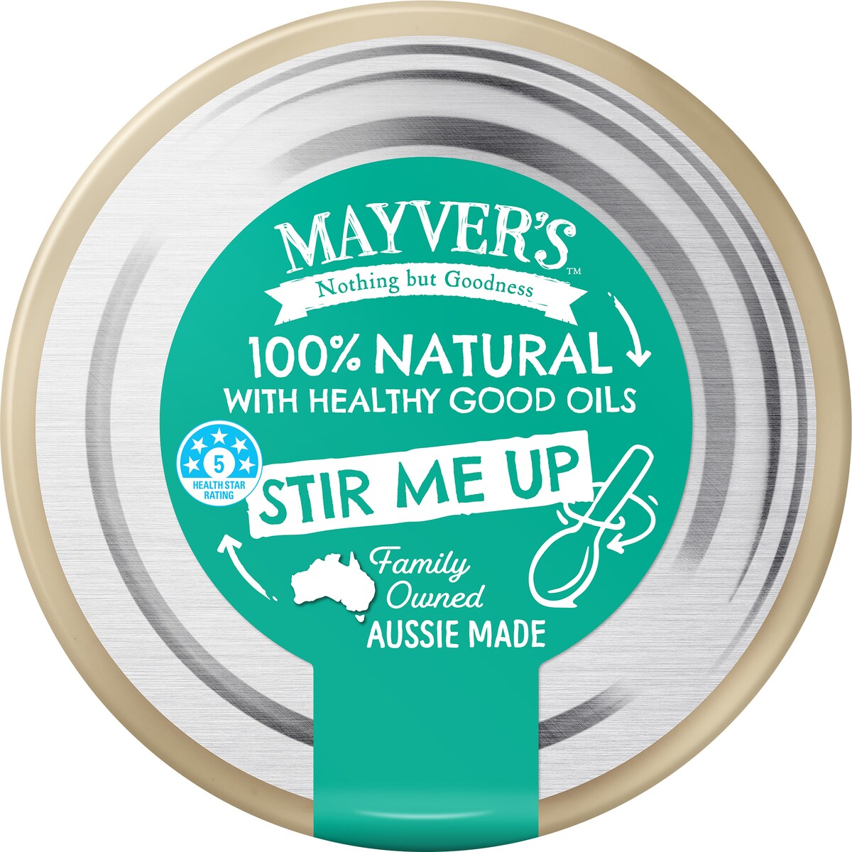 Mayvers Hulled Tahini Spread 385g