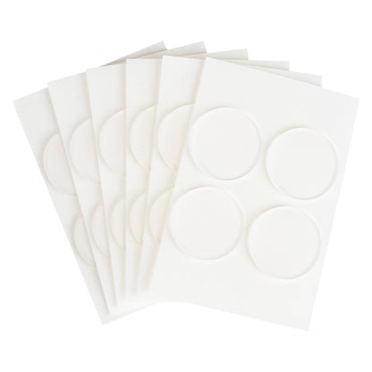 Duck Nano Grab Mounting Circles - 25 x 25mm - 24 Pack - Clear