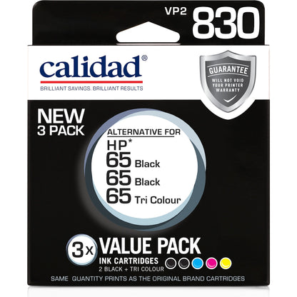 Calidad Hp 65 Printer Ink Cartridges 3 Pack