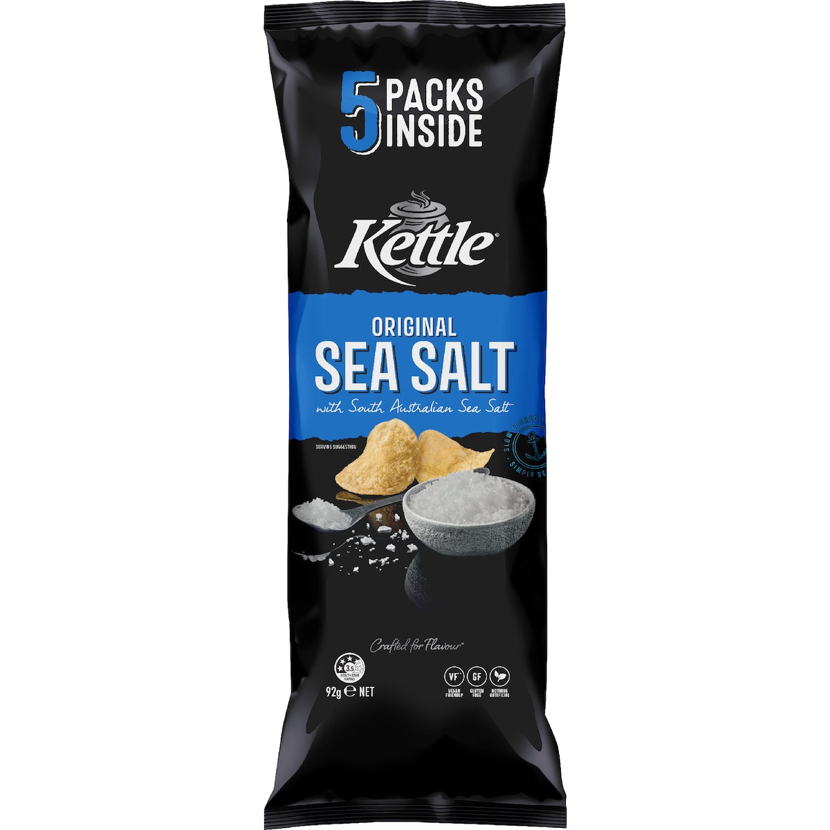Kettle Multipack Sea Salt 5 Pack