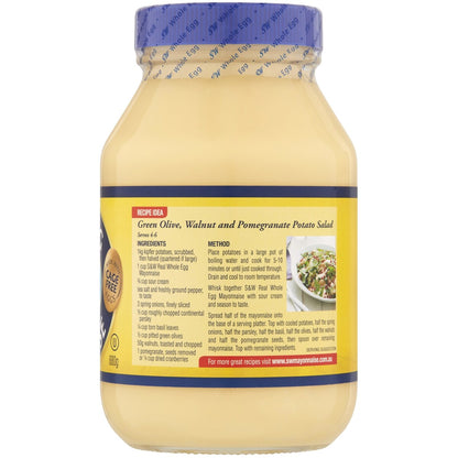 S&W Mayonnaise Whole Egg 880g
