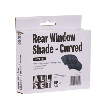 All Set Curved XL Side Window Shade - 600 x 500mm - 2 Pack