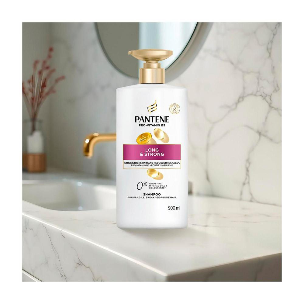 Pantene Long & Strong Shampoo - 900mL