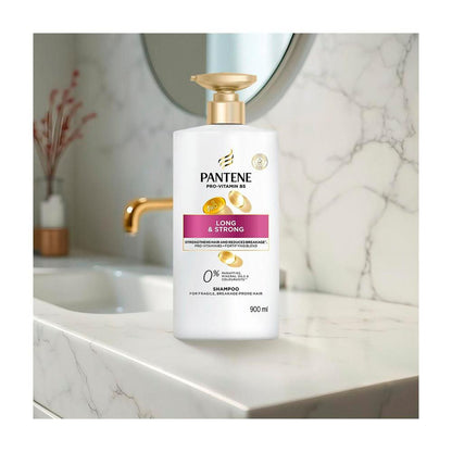Pantene Long & Strong Shampoo - 900mL